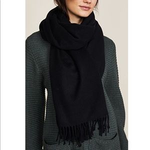 Acne Studios Black Wool Scarf NWOT
